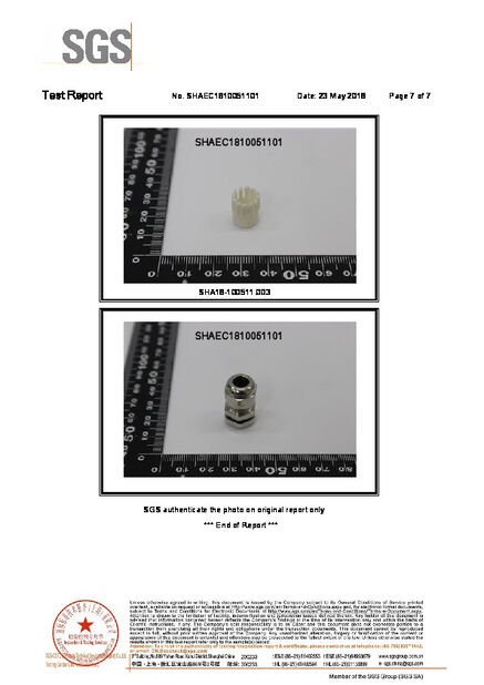 中国 ZHEJIANG HONGXIANG CONNECTOR MANUFACTURING CO.,LTD. 認証